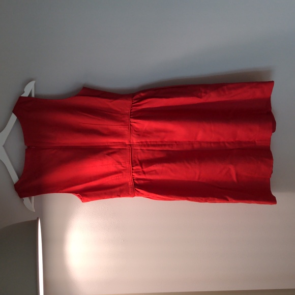 Jcrew red sleeveless pocket mini dress - Picture 5 of 8